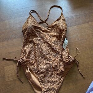 Target Leopard Print Women's One Piece Swimsuit